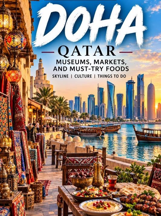 🇶🇦 DOHA — THE ARABIAN CITY OF DREAMS ✨