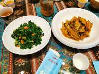 Xinjiang dinner with a show!