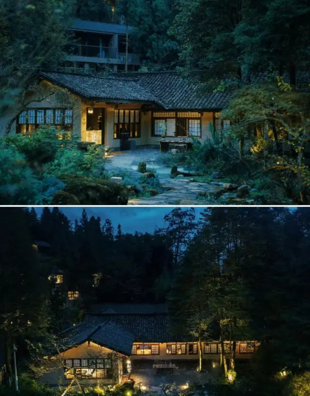 仙谷に隠れた禅の意味を持つ温泉の森のシリーズの民宿