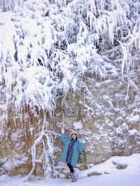 如果哈爾濱太冷就去淄博看冰雪世界！