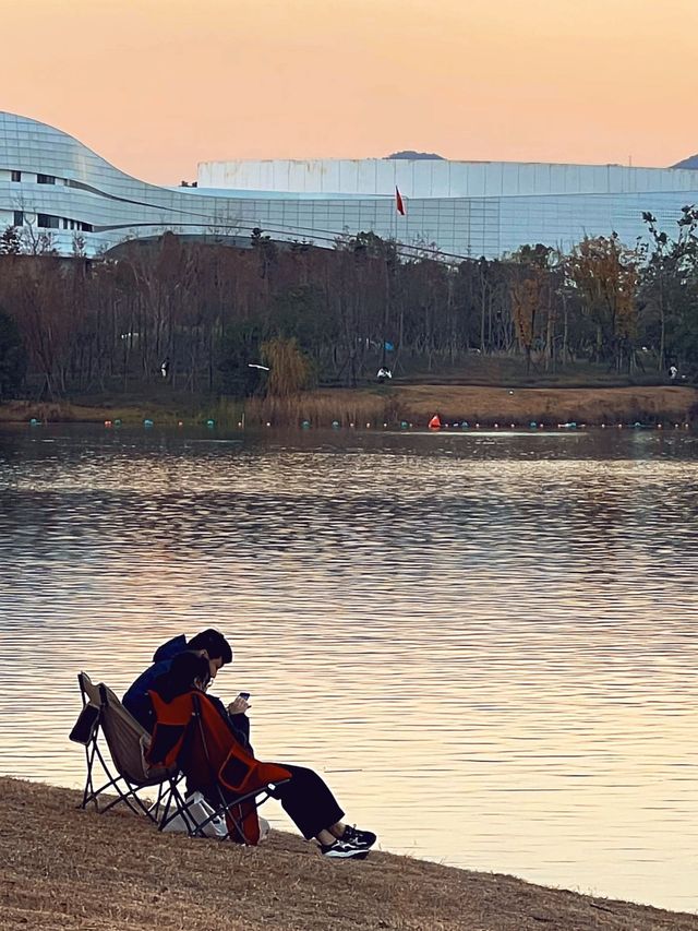 旗山湖公園真的很好拍啊！