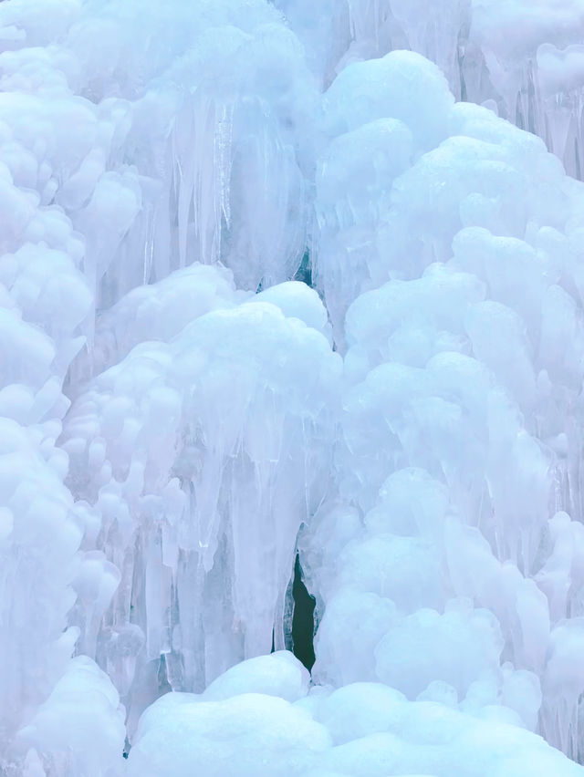 在青峌北九水！我拍到了絕美的冰瀑布！