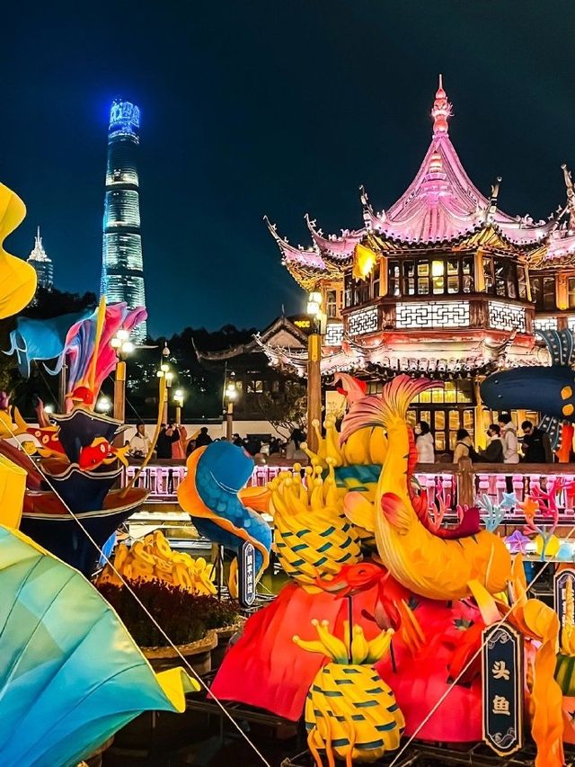被上海豫園燈會驚豔到了，新年氛圍感瞬間拉滿！