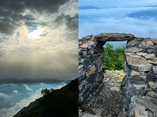從西安出發2小時免費觀看雲海和日出的好地方