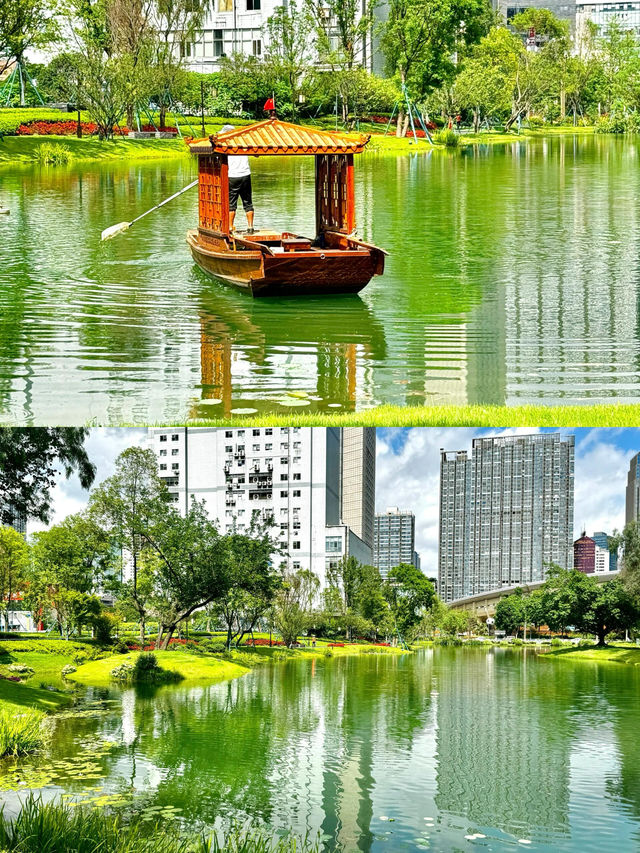 有這樣一個浪漫且獨屬於成都的公園！！摩訶池