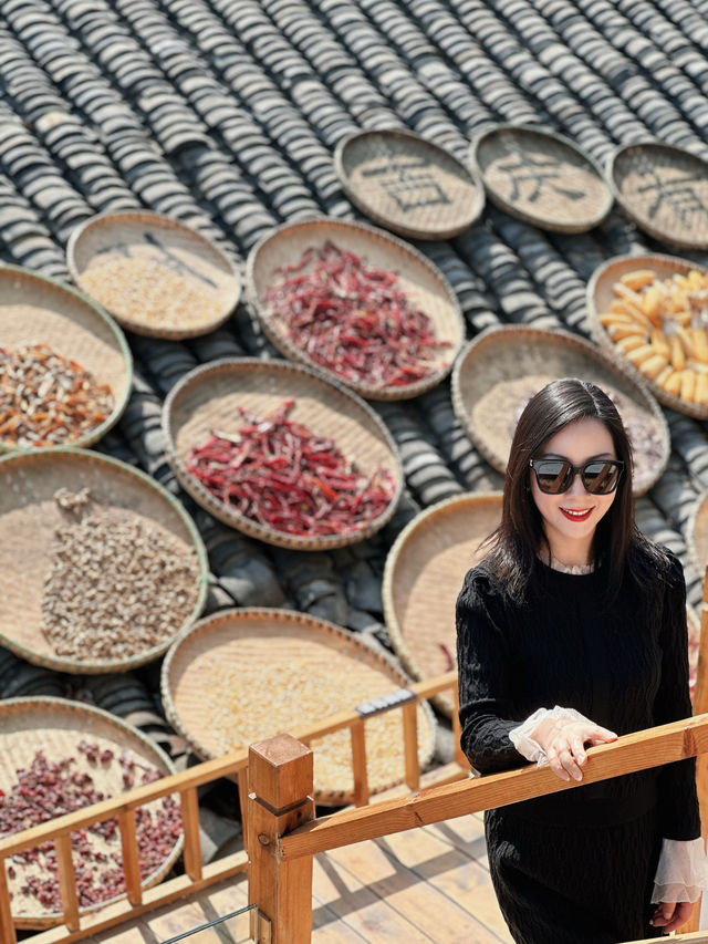 婺源分源——大余灣晒秋。 婺源分源——大余灣晒秋。