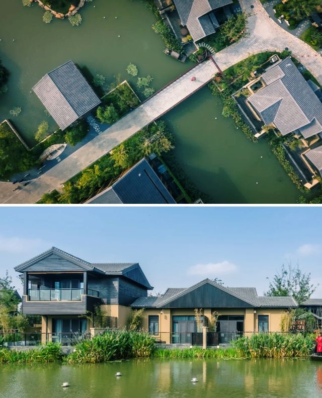 2500地下深海溫泉！啟東絕美古風別墅酒店。