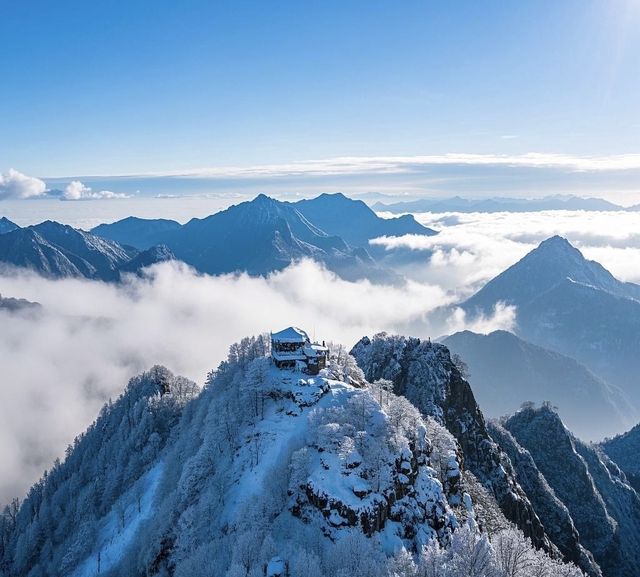 達州八台山賞雪攻略