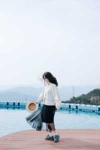 這家民宿別太離譜躺進521米雲海裏