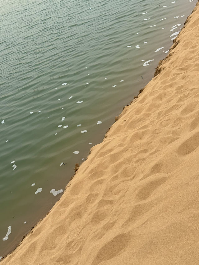 🌅探秘烏海湖沙漠景區，邂逅沙海相依的夢幻奇景