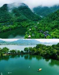 富春江畔睡進《山居圖》！杭州富春芳草地