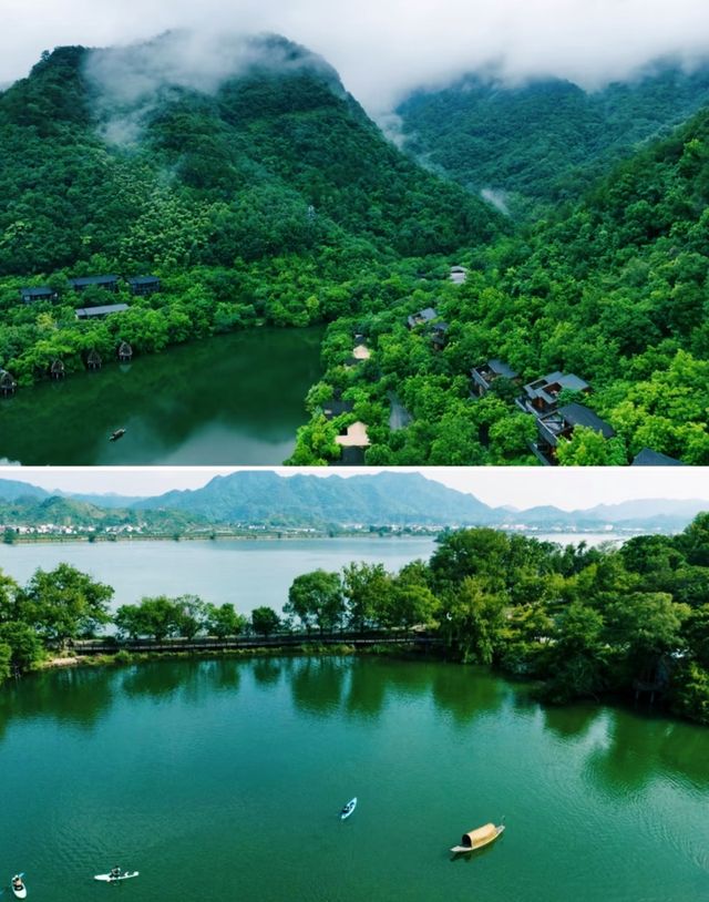 富春江畔睡進《山居圖》！杭州富春芳草地