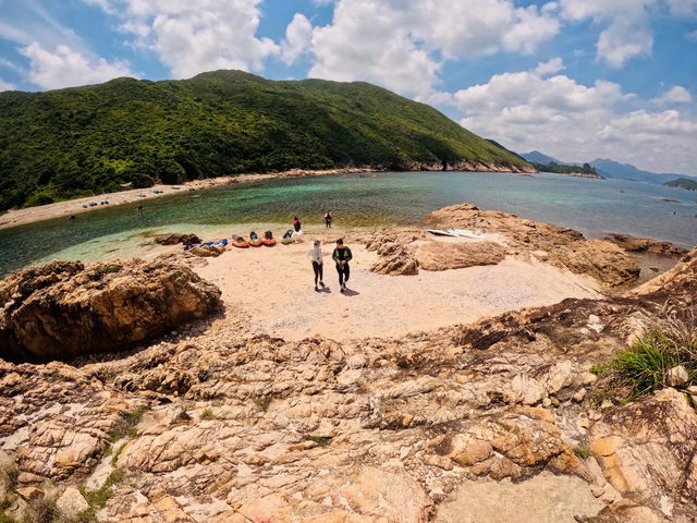 香港綠蛋島：獨木舟探險樂園