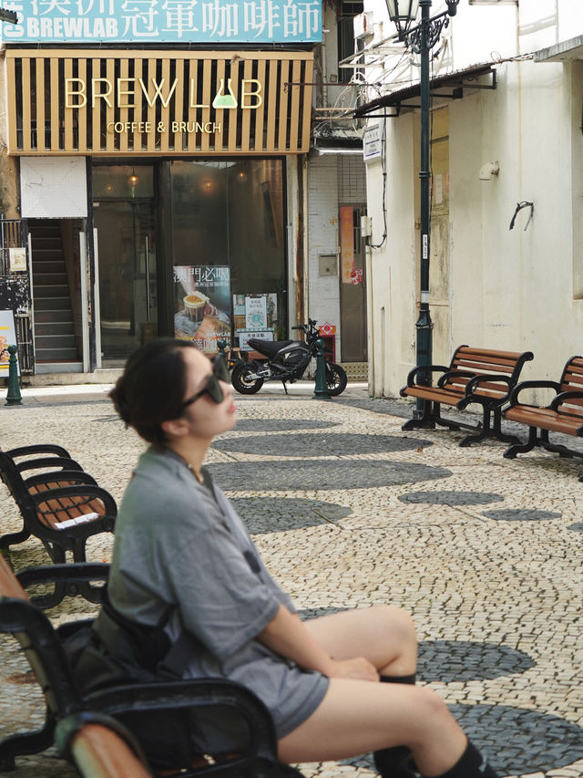 In Macau, even without searching for guides, I was able to clock in to my favorite coffee shop