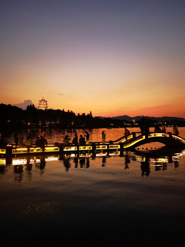 杭州西湖必看絕美夕陽