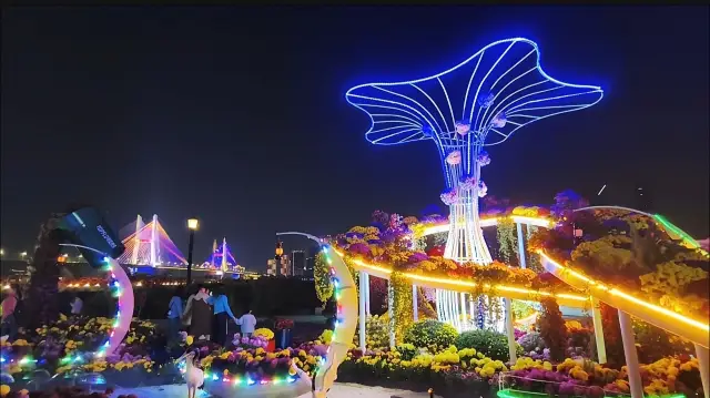 Bridge Shadows, Chrysanthemum Fragrance, Flowing Together – The Night Charm of Hankou Bund's Long Bridge