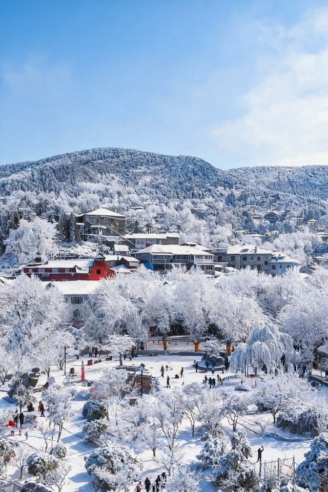 今年冬天一定要來廬山看雪！