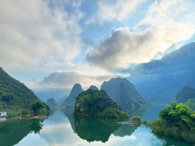 廣西百色浩坤湖|水墨仙境打卡攻略喀斯特地貌絕了! 廣西百色浩坤湖|水墨仙境打卡攻略喀斯特地貌絕了!