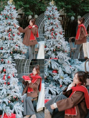 금화산 야외 개인 온천, 내 크리스마스 9칸 그리드 전부 차지했어~