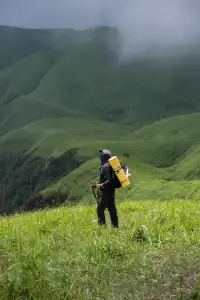 你問我什麼是自由?是七月底的武功山
