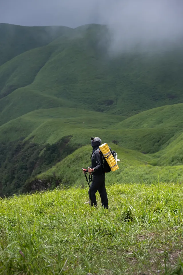 你問我什麼是自由?是七月底的武功山 你問我什麼是自由?是七月底的武功山