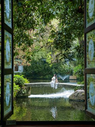 2小時在蘭圃公園拍煙雨江南!