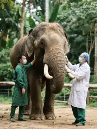 西雙版納野象谷3大玩法!鏟屎官+醫生+牧象