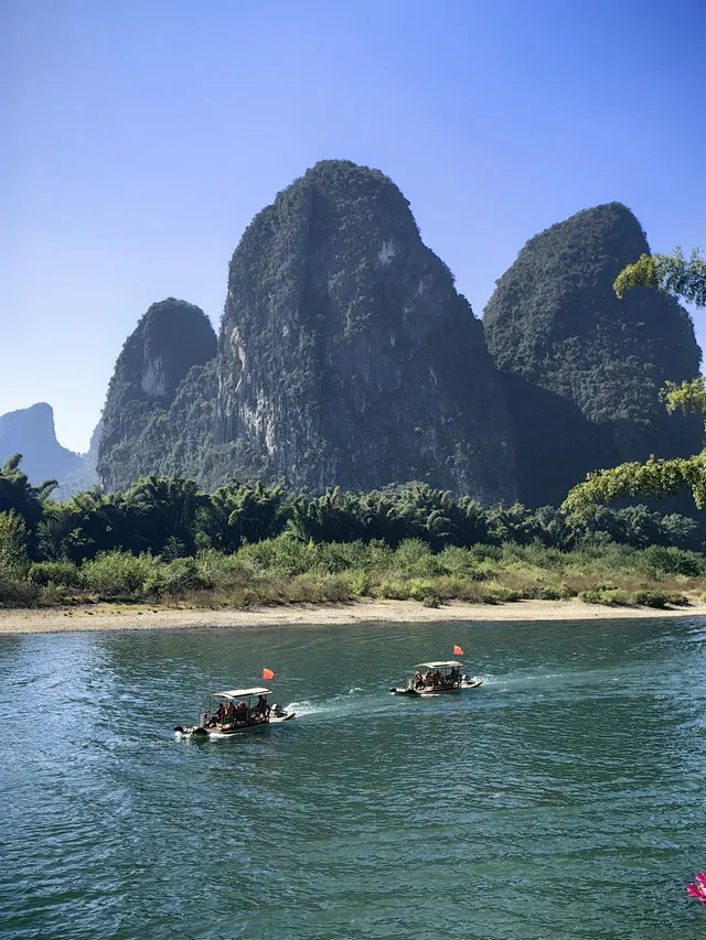 13公里漓江徒步用腳步畫了一幅山水畫卷