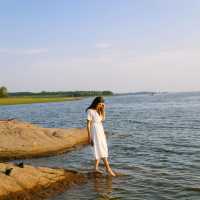 หาดหิน เขื่อนลำปาว