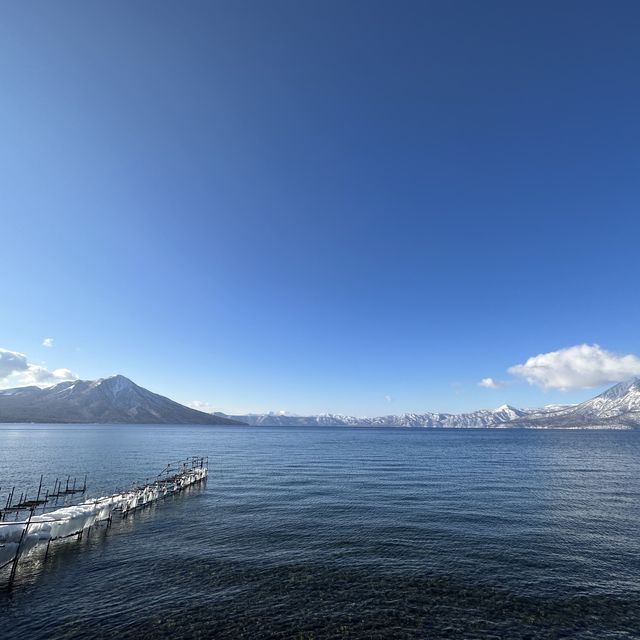 【北海道】凍らないけど極寒！冬の支笏湖