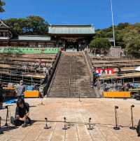 【諏訪神社】１０月７日から９日までの３日間［長崎くんち］が奉納される…凄い階段が有る神社。