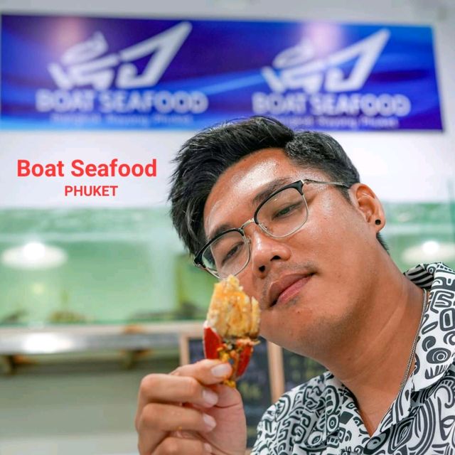 ลากแฟนไปกินซีฟู้ดแบบสดๆเลือกจากตู้ที่Boat Seafood​