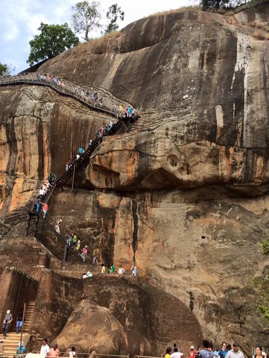 Top of the hill in Sri Lanka 