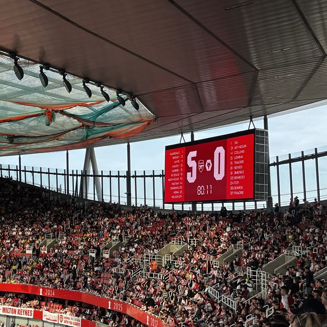 Emirates Stadium! Home of the Gunners! 