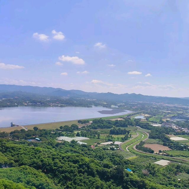 岡山之眼登高遠眺水庫美景