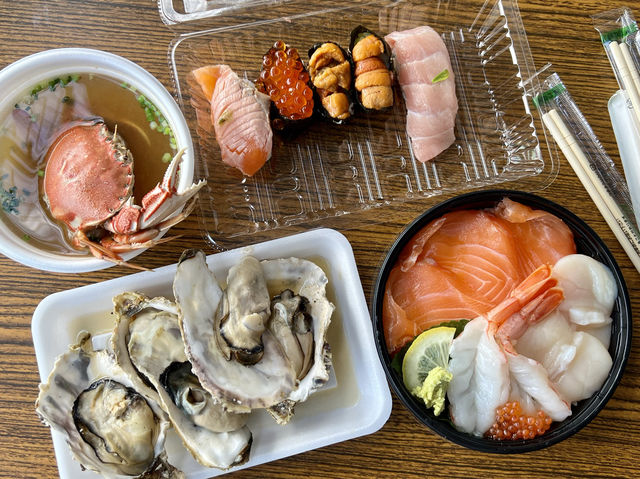 下關｜唐戶市場，欣賞海濱風景享用便宜新鮮的海鮮大餐😍