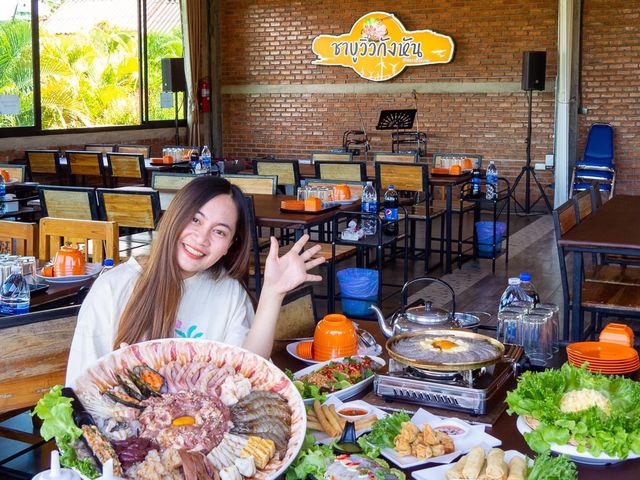 หมูกระทะวิวกังหันลม @เขาค้อ ฟินมาก