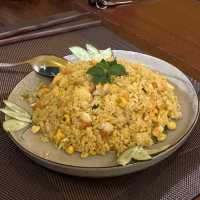 enjoy Vietnamese cuisine & local deco here