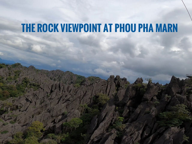 The Rock viewpoint at phou pha man