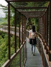 Fantastic Okatse canyon in Georgia