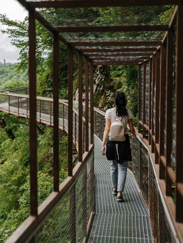 Fantastic Okatse canyon in Georgia