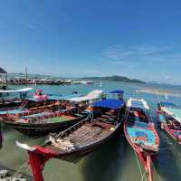 ร่องเรือชมบรรยากาศ​ เกาะแตน  สมุย