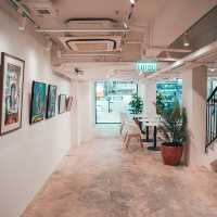 深水埗兩層高純白cafe