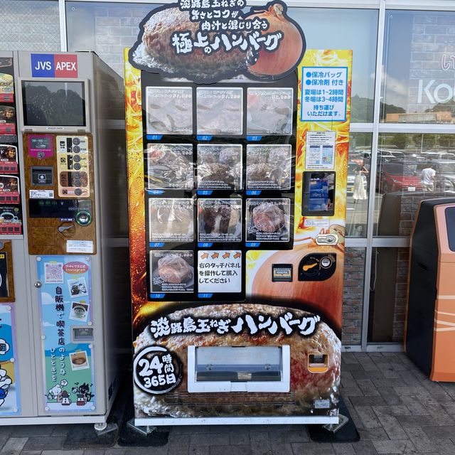 淡路島「淡路サービスエリア（下り）」絶景！明石海峡大橋と大観覧車が有名！でも！大橋のケーブル模型も見て欲しい