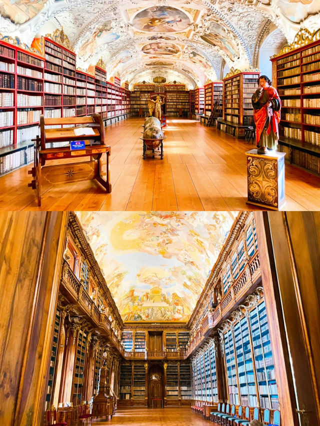 【プラハ🇨🇿】世界一美しい図書館📗📚ストラホフ修道院