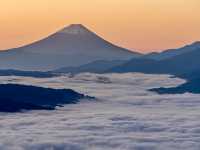 The Mt. Fuji in distance! 