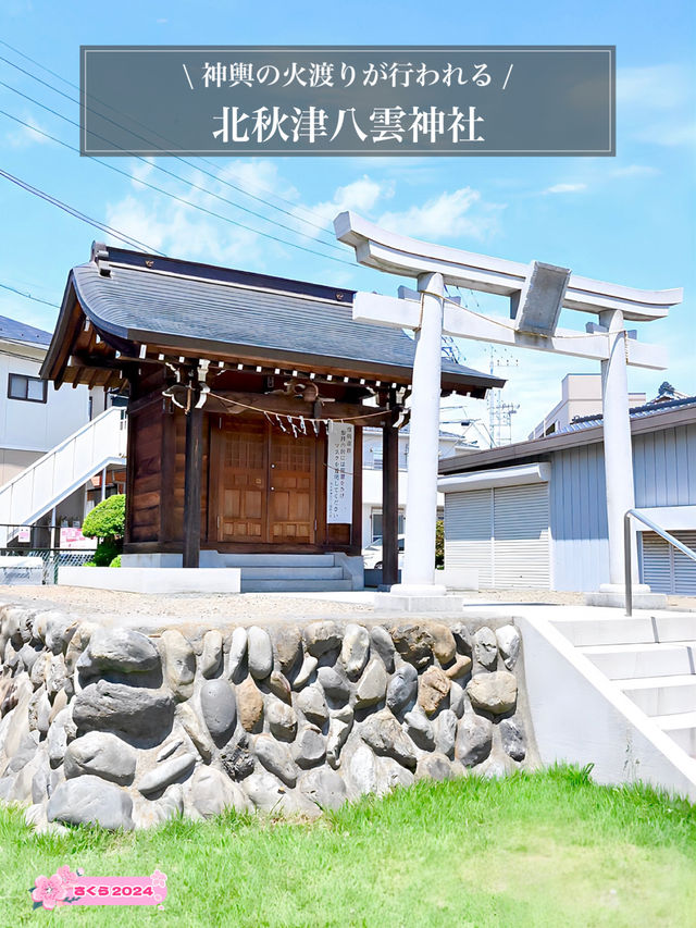 【北秋津八雲神社/埼玉県】神輿の火渡りが行われる