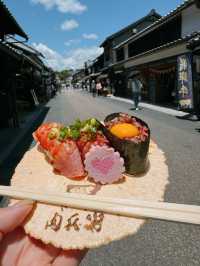 城下町でのんびり『食べ歩き』絶品グルメ
