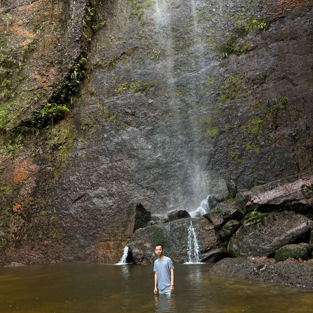 Fresh waterfall in summer season 