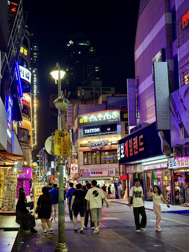 Buzzing Nightlife in Seomyeon District, Busan